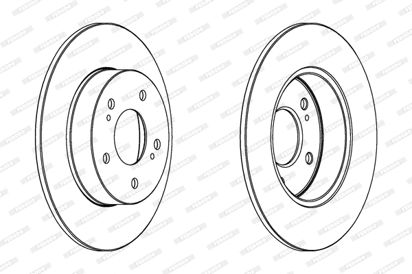 Ferodo Remschijven DDF1110