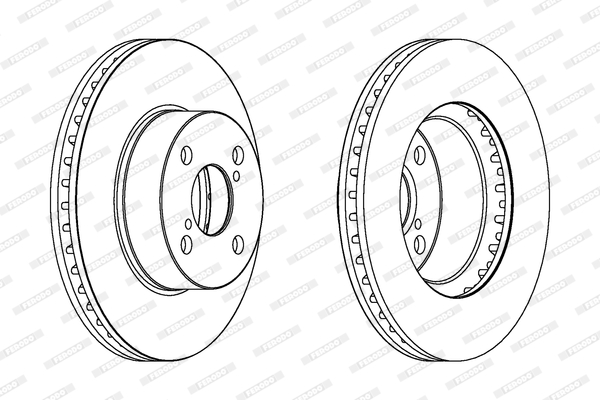 Ferodo Remschijven DDF1294