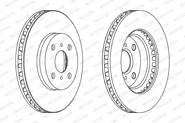 Ferodo Remschijven DDF1314
