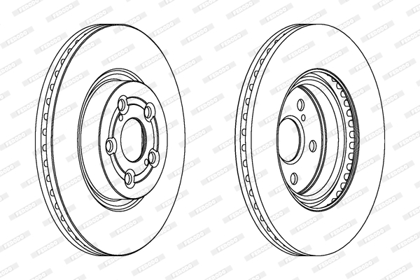 Remschijven Ferodo DDF1315C