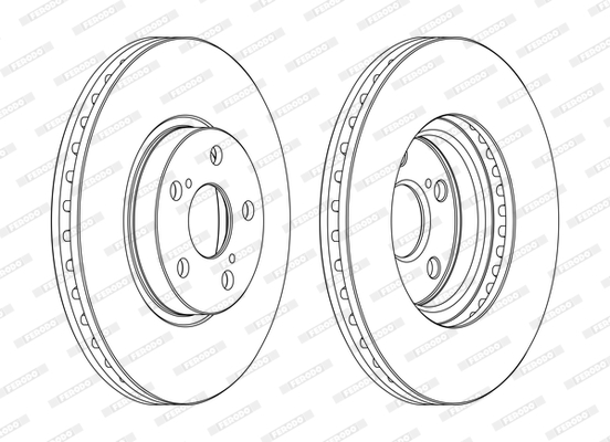 Ferodo Remschijven DDF1508C