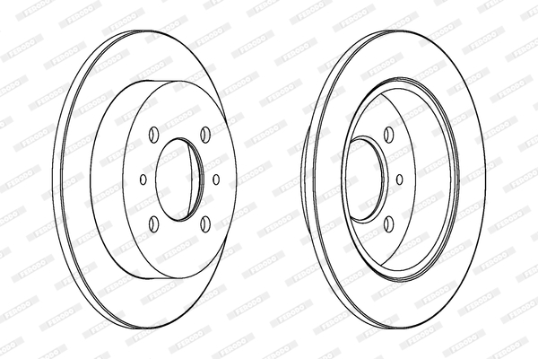 Remschijven Ferodo DDF1613