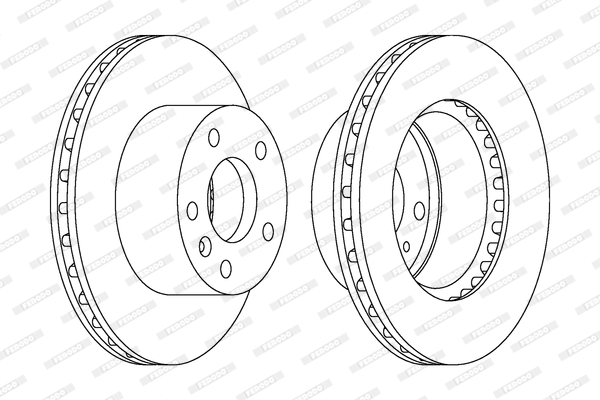 Ferodo Remschijven DDF1643