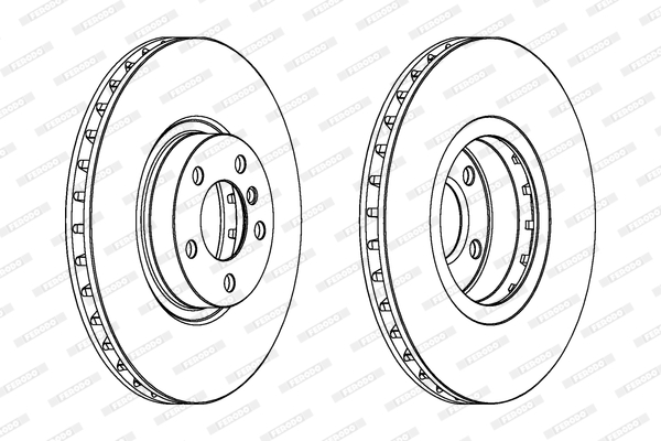Ferodo Remschijven DDF1713C-1
