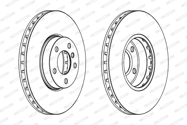 Ferodo Remschijven DDF1714C-1