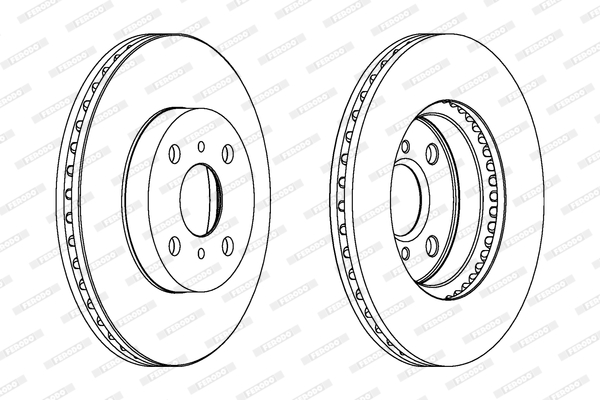 Ferodo Remschijven DDF1779