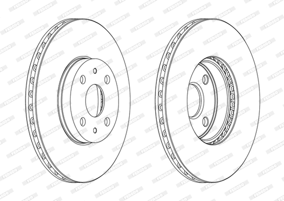 Ferodo Remschijven DDF1780C