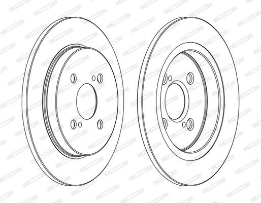 Ferodo Remschijven DDF1781C