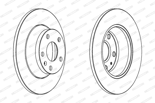 Ferodo Remschijven DDF1848