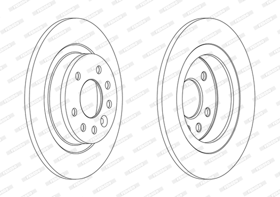 Ferodo Remschijven DDF1877C