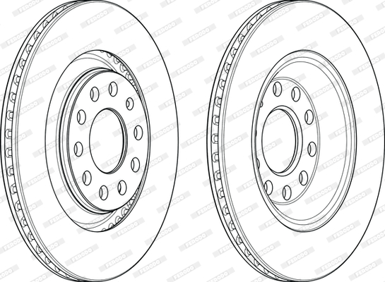 Ferodo Remschijven DDF1889C