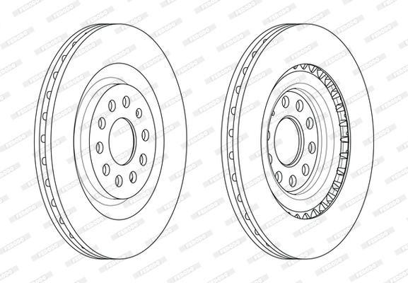 Ferodo Remschijven DDF1985
