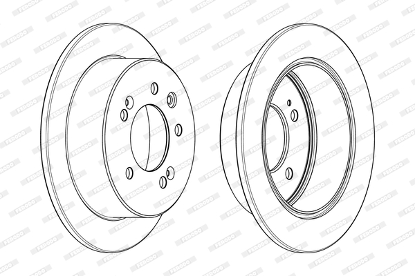 Ferodo Remschijven DDF2005C