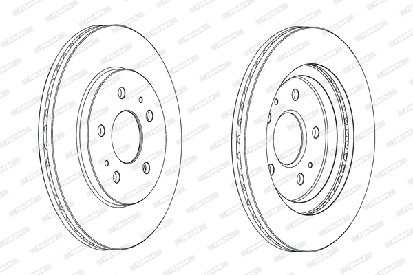 Ferodo Remschijven DDF2247C