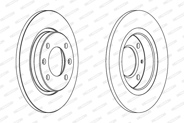 Ferodo Remschijven DDF238
