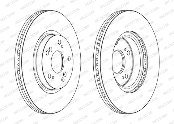 Ferodo Remschijven DDF2473C