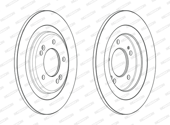Ferodo Remschijven DDF2482C