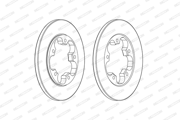 Ferodo Remschijven DDF2484C