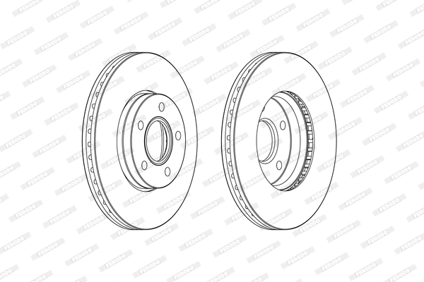 Ferodo Remschijven DDF2509C