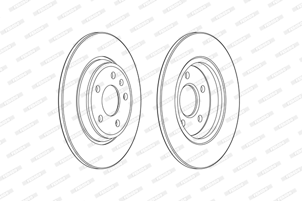 Ferodo Remschijven DDF2599C