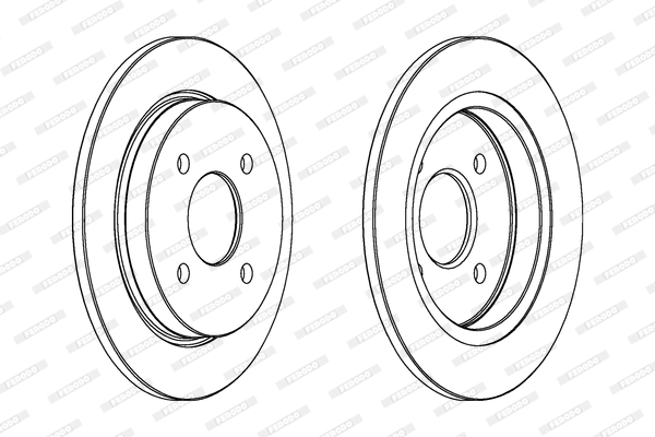 Ferodo Remschijven DDF281C