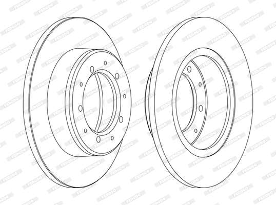 Ferodo Remschijven DDF283C