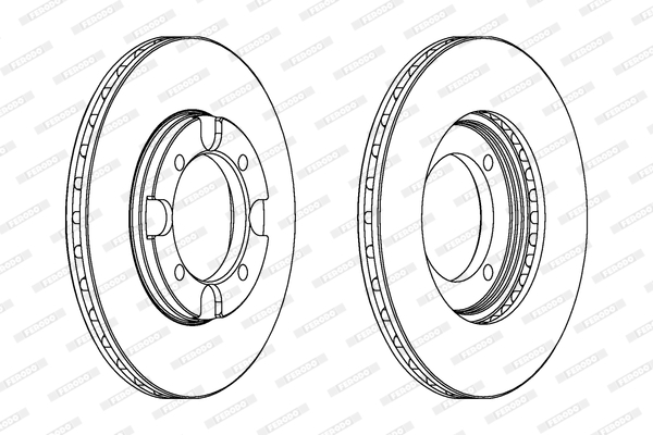 Remschijven Ferodo DDF293