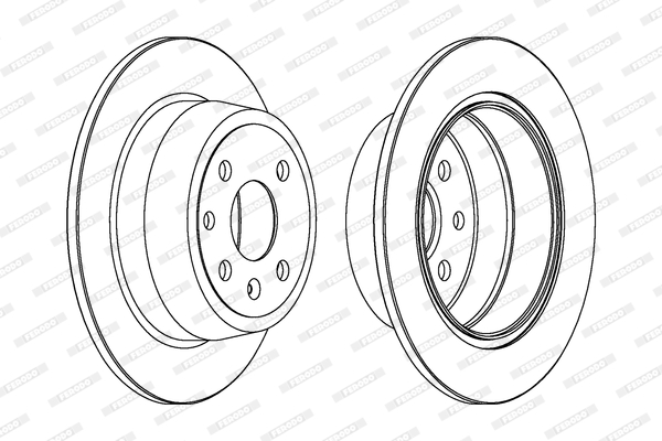 Ferodo Remschijven DDF331