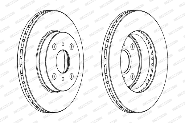 Remschijven Ferodo DDF405