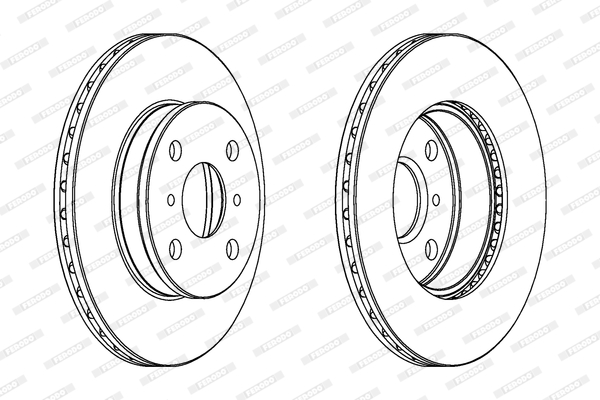 Ferodo Remschijven DDF413