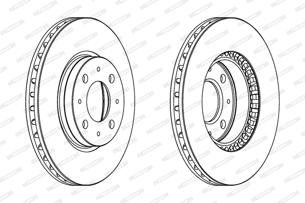 Ferodo Remschijven DDF604