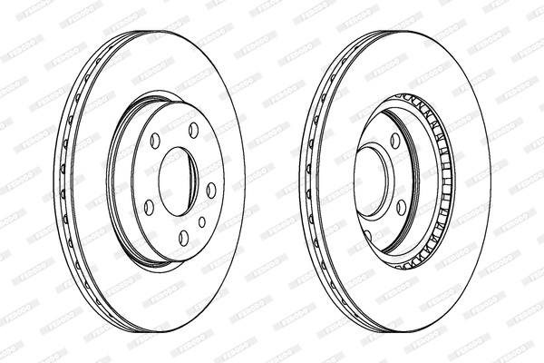 Ferodo Remschijven DDF827
