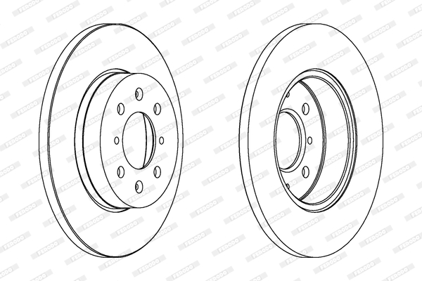 Ferodo Remschijven DDF872C