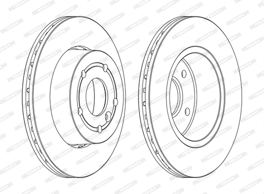 Ferodo Remschijven DDF873C