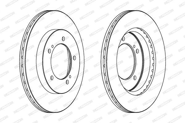 Ferodo Remschijven DDF979