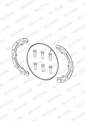 Ferodo Rem montageset FAC163