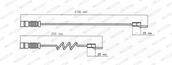 Ferodo Slijtage indicator FAI103