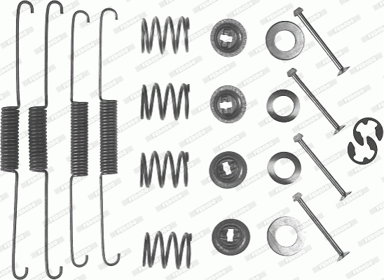 Ferodo Rem montageset FBA109