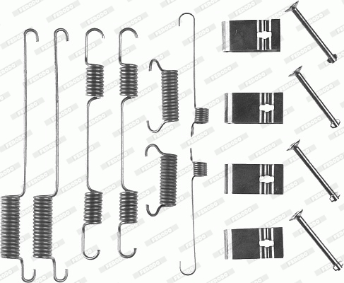 Ferodo Rem montageset FBA127