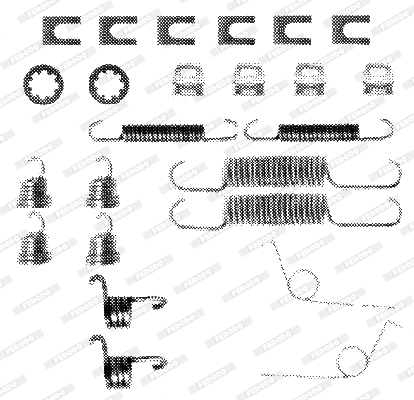 Ferodo Rem montageset FBA136