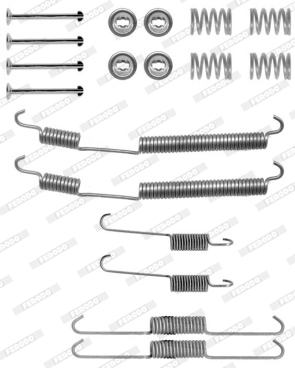 Rem montageset Ferodo FBA206