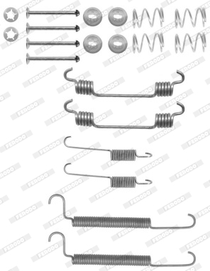 Rem montageset Ferodo FBA212