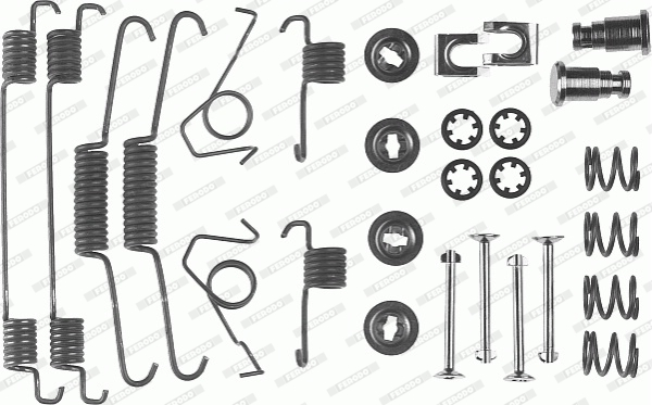 Ferodo Rem montageset FBA33