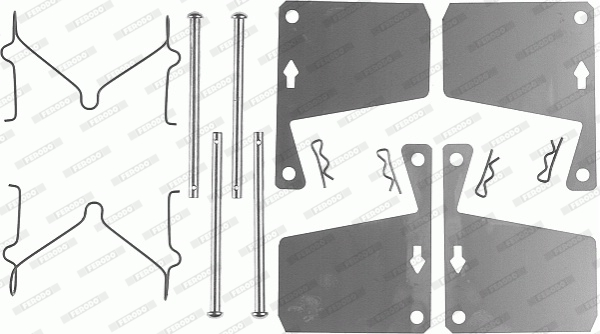 Ferodo Rem montageset FBA423