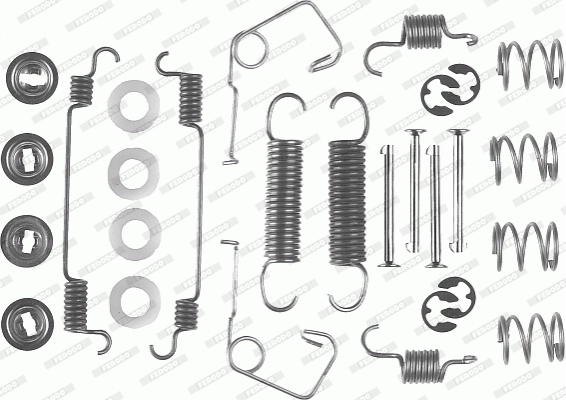 Ferodo Rem montageset FBA73