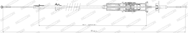 Ferodo Koppelingskabel FCC422655