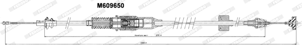Ferodo Koppelingskabel FCC422759