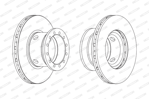 Ferodo Remschijven FCR102A