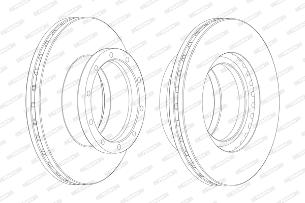 Remschijven Ferodo FCR145A