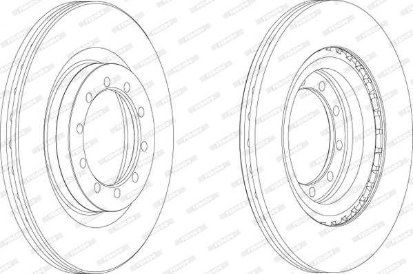 Remschijven Ferodo FCR183A